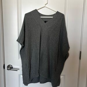 Mossimo Supply Co. Gray Poncho Sweater